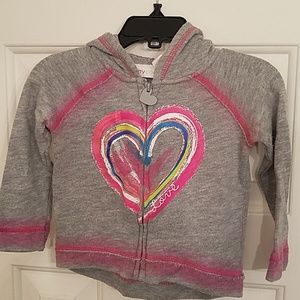 Amy Coe high-low hoodie
